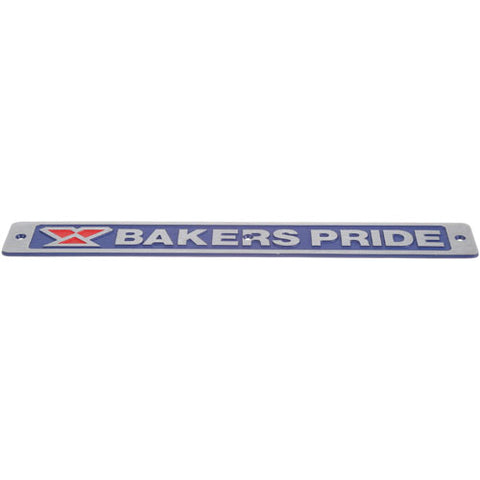 BAKERS PRIDE NAME PLATE - U1043X